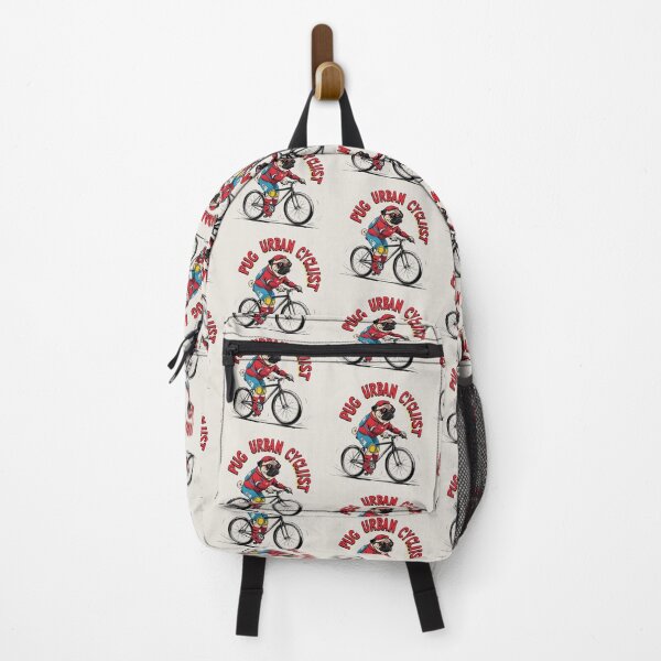 Item preview, Pug Urban Cyclist – Fixie Street Vibes designed and sold by BukJus.