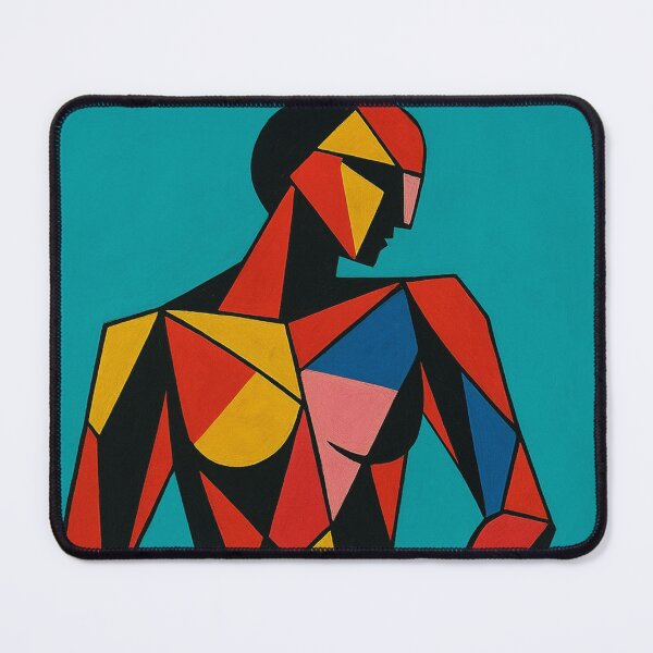 Item preview, Colorful geometric human representation designed and sold by Sigtrix.