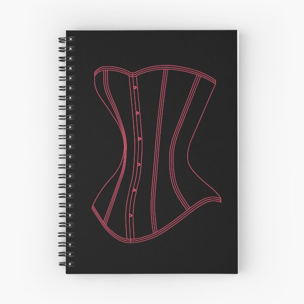 Item preview, Line Art Corset - Red designed and sold by SleeplessStitch.