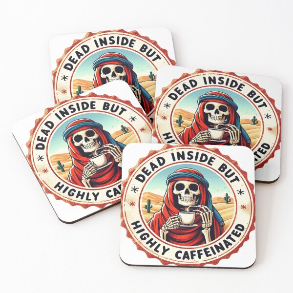 Item preview, Highly Caffeinated, Dead Inside but Highly Caffeinated designed and sold by erkinmaddison.
