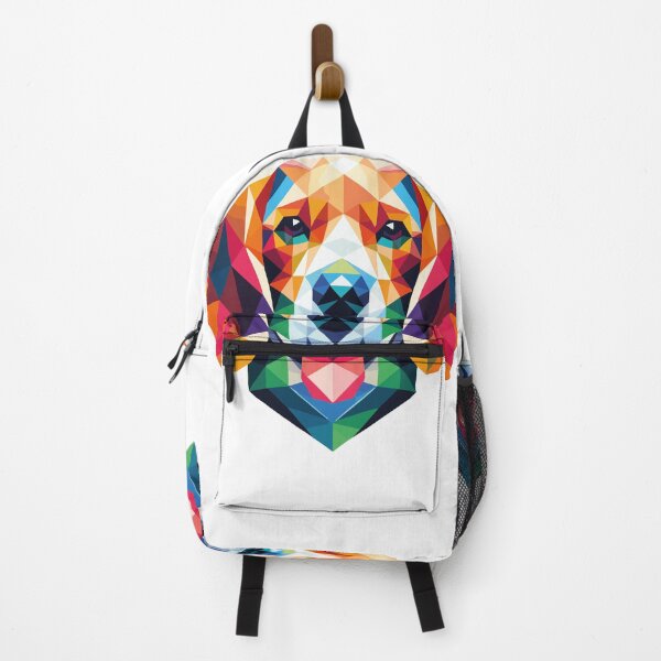 Item preview, Colorful Geometric Beagle Portrait designed and sold by TurtleDojo.