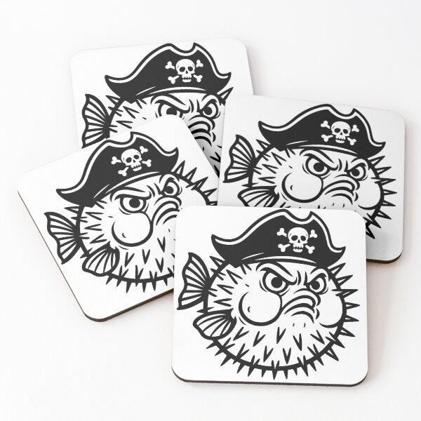 Item preview, Pirate Puffer Fish designed and sold by Paulalala.