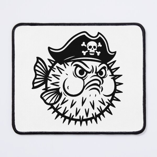 Item preview, Pirate Puffer Fish designed and sold by Paulalala.