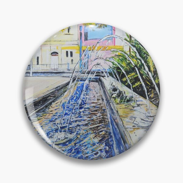 Item preview, Fountain on North Terrace designed and sold by ChristineDavisArt.