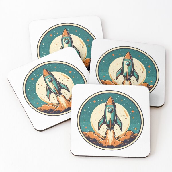 Item preview, Explorador de cohetes retro v.2 designed and sold by Klysztof.