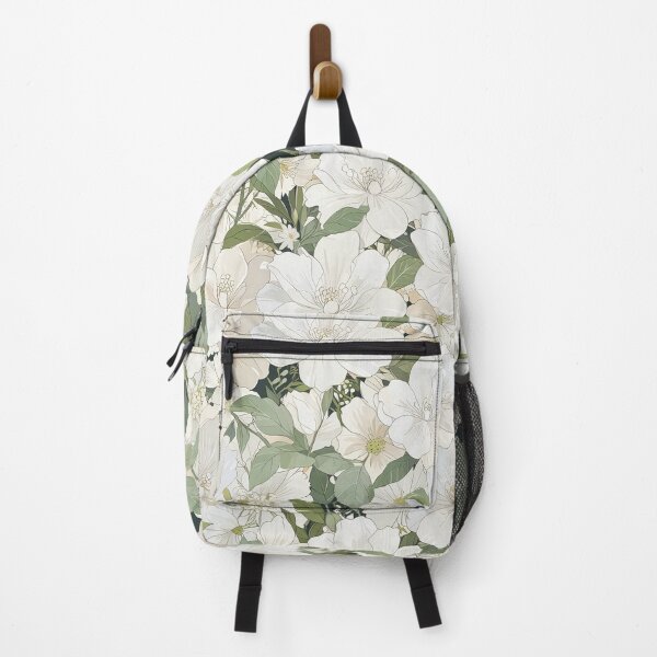 Item preview, White Flower Pattern designed and sold by CoolPixels.