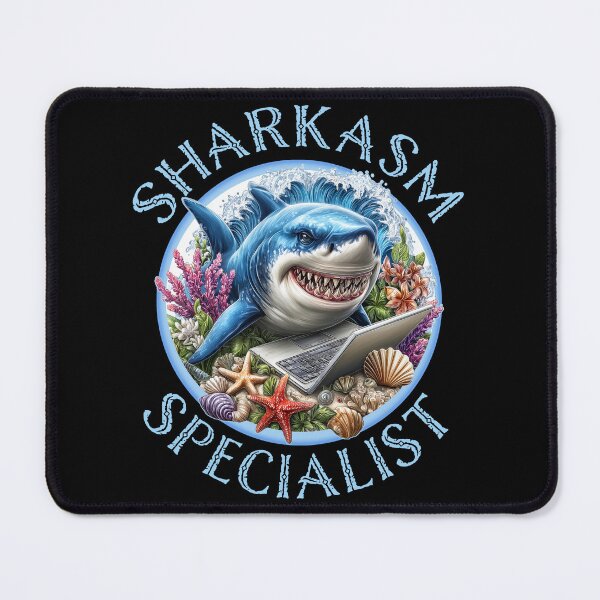 Item preview, Funny Shark - Sharkasm Specialist - Sarcastic Shark lover designed and sold by PetsArt.