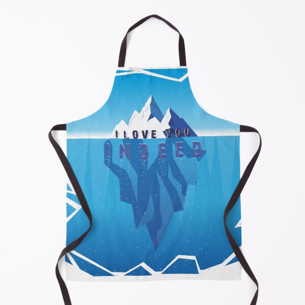Item preview, I Love You Indeed – Iceberg Love Quote with Hidden Message designed and sold by MerchYouSearch.