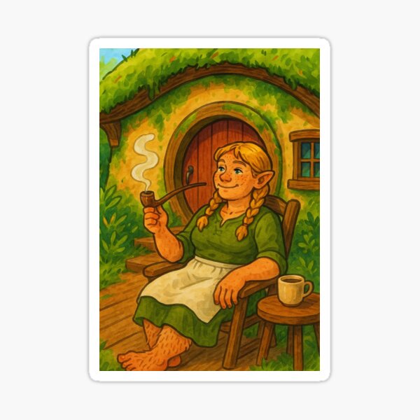 Item preview, A Halflings Lovely Day designed and sold by corrupted-angel.