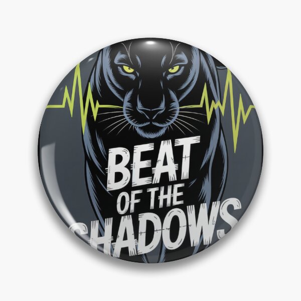 Artikelvorschau, Beat of the Shadows - Black Panther Art entworfen und verkauft von ShadowAndSlate.