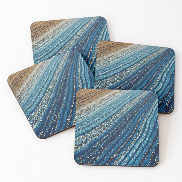 Item preview, Aboriginal Inspired Dot Art - With The Streams designed and sold by GrinGalore.