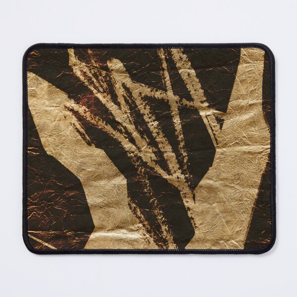 Item preview, Gold Abstract Flowers on Paper designed and sold by NickDedidis.