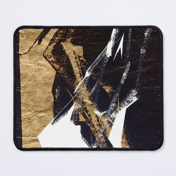 Item preview, Abstract forms in gold, black, and white designed and sold by NickDedidis.