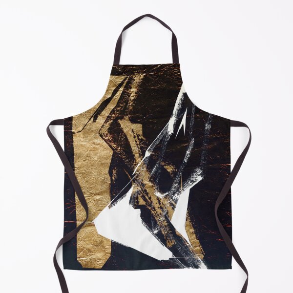 Item preview, Abstract forms in gold, black, and white designed and sold by NickDedidis.