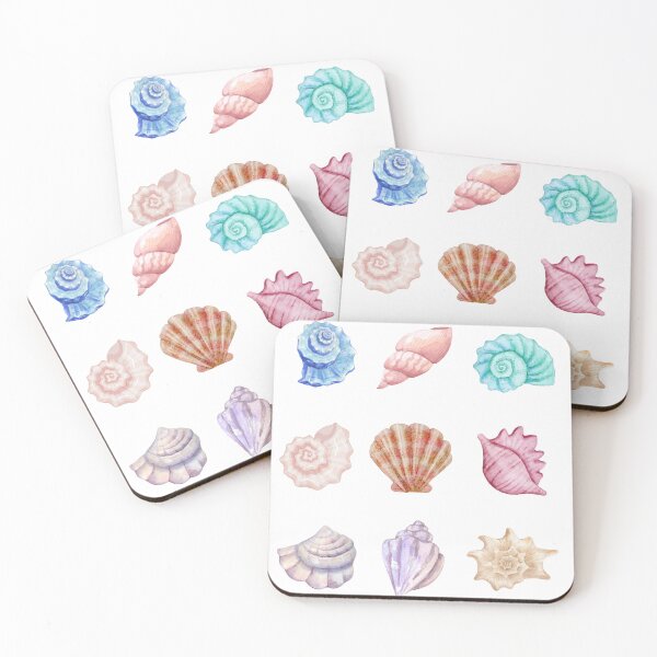 Item preview, Seashell Whispers – Cute Coastal Charm Design designed and sold by ChromaMyst.