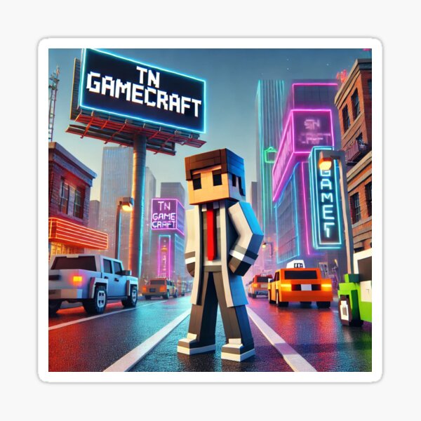 Vista previa del artículo con la obra «Minecraft, TN Gamecraft», diseñado y vendido por TONIX-Art.