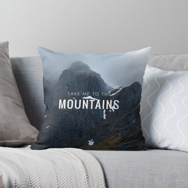 Take me to the Mountains Coussin