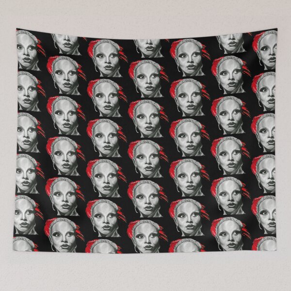 Item preview, Paint the Town Red (square) designed and sold by LizLaneStudio.