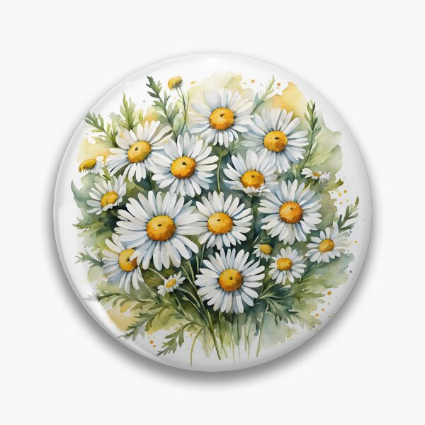 Item preview, Watercolor chamomile designed and sold by PrintLabStudio.