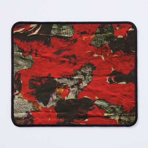 Item preview, Red and Black Abstraction on crumpled Paper designed and sold by NickDedidis.