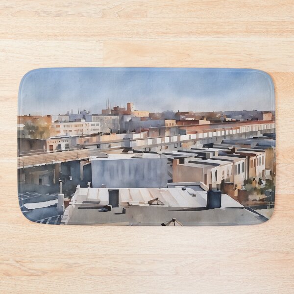 Item preview, Brooklyn Rooftops designed and sold by RCWatercolours.