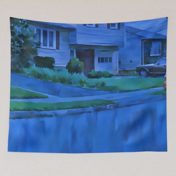 Item preview, Pre-Dawn Suburbia designed and sold by RCWatercolours.