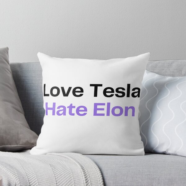 Item preview, Love Tesla. Hate Elon. (Square version) designed and sold by oconghd.
