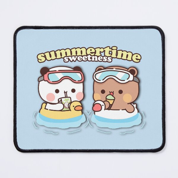 Item preview, Bubu and Dudu Summertime | Cute Bear Couple | Panda Yier | Bubu Brownie Bear designed and sold by valeriehsin.