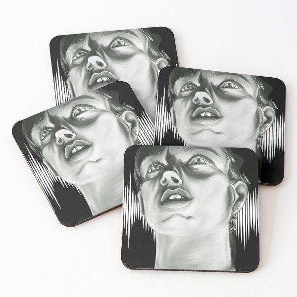 Item preview, Ian Curtis of Joy Division (square) designed and sold by LizLaneStudio.