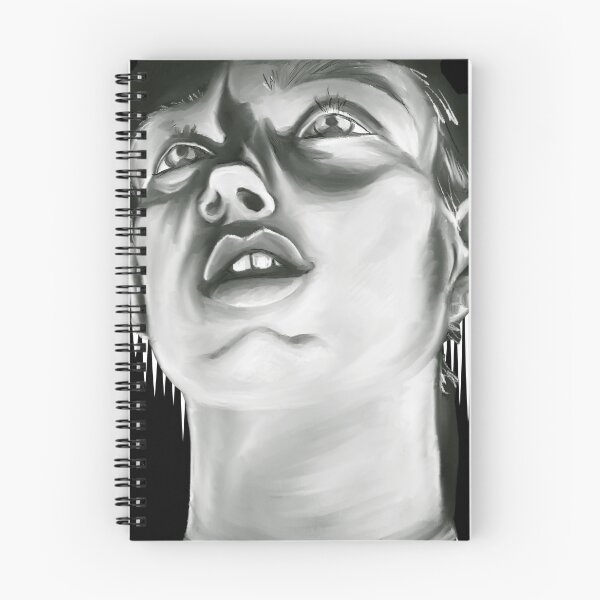 Aperçu de l'œuvre Ian Curtis de Joy Division (carré) créée et vendue par LizLaneStudio.