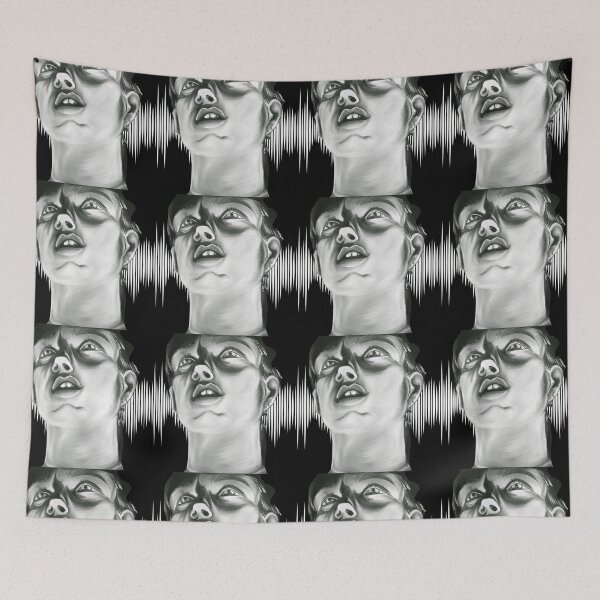 Item preview, Ian Curtis of Joy Division (square) designed and sold by LizLaneStudio.