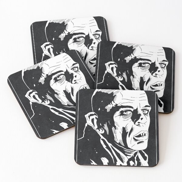 Item preview, COUNT DRACULA - Nosferatu the Vampyre (Black and White) designed and sold by FamousWeirdosRB.