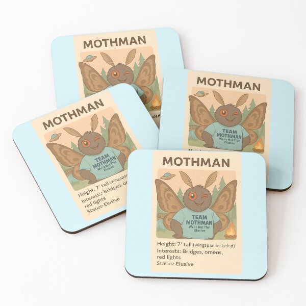 Item preview, The Elusive Mothman designed and sold by GlitchBaby.