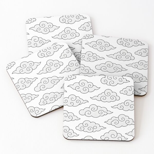 Artikelvorschau, Japanese Cloud Pattern – Traditional Swirl Style Art entworfen und verkauft von worraset.