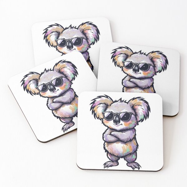 Item preview, Confident Koala in Sunglasses designed and sold by DeadsetAussie.