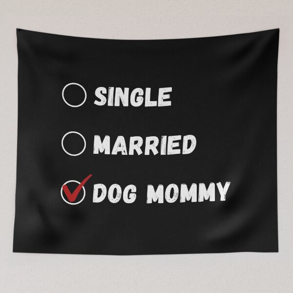 Item preview, Camiseta para mamá soltera casada con perro y amante de los perros designed and sold by Sleepy Cat Design.