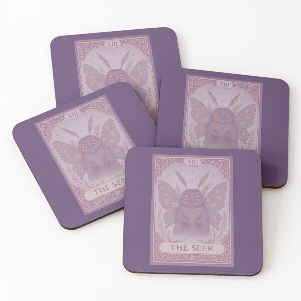 Item preview, The All Seeing Mothman Tarot Card designed and sold by GlitchBaby.