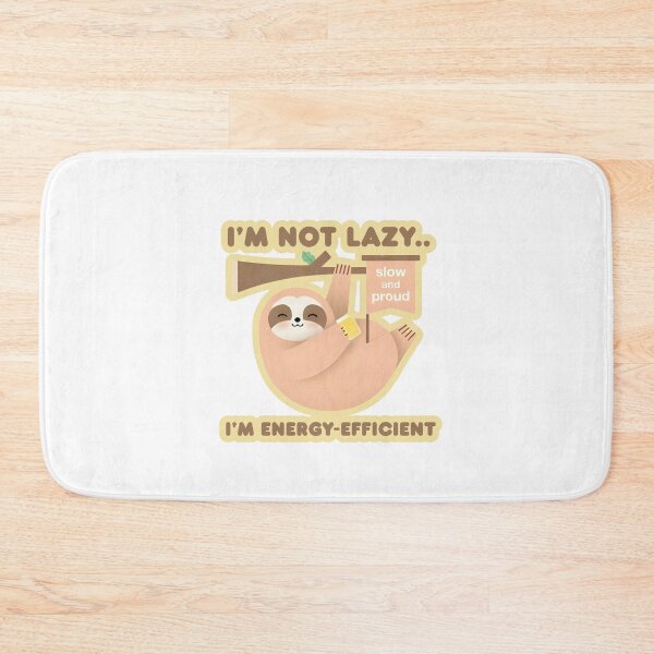 Item preview, Energy-Efficient Sloth designed and sold by DesignVogia.