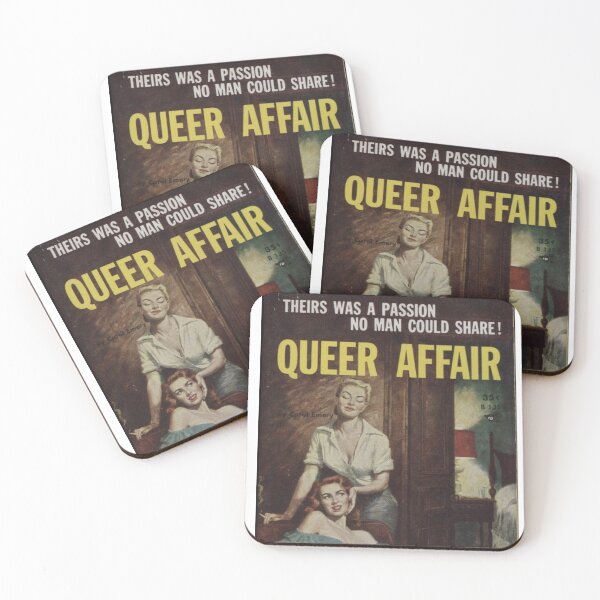 Item preview, Queer Affair - Pulp Book Cover designed and sold by Desire To Inspire.