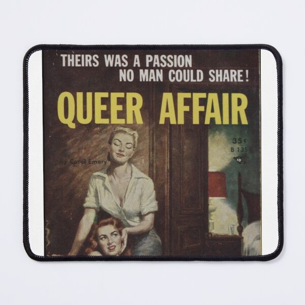 Item preview, Queer Affair - Pulp Book Cover designed and sold by Desire To Inspire.