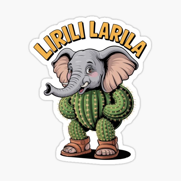 Item preview, Lirili Larila Italian Brainrot Meme designed and sold by Jocksport.
