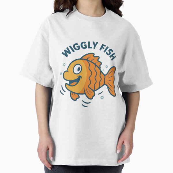 Item preview, Wiggly Fish – Bold & Bubbly Friend designed and sold by ALITOPRINCE.