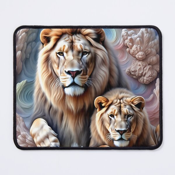 Item preview, Graceful Lion Majesty: Wear the Pride, Adorn the Roar designed and sold by nadeem4design.