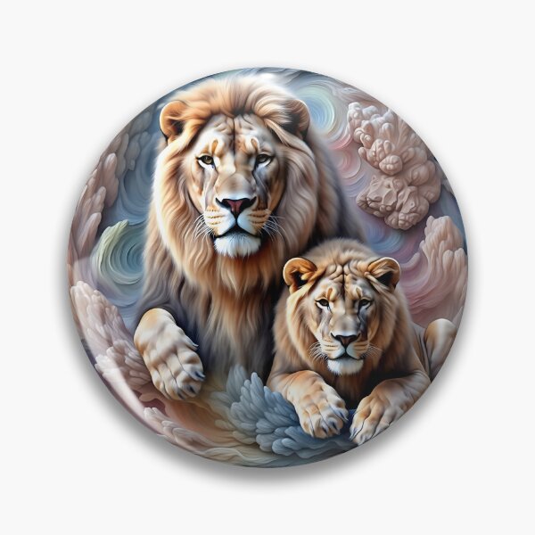 Item preview, Graceful Lion Majesty: Wear the Pride, Adorn the Roar designed and sold by nadeem4design.