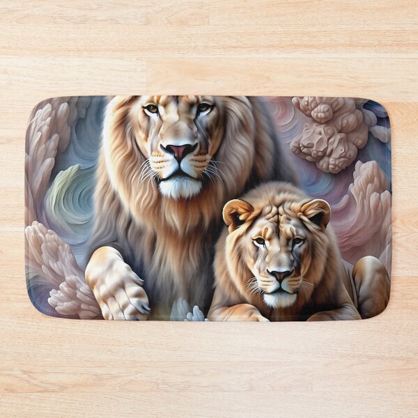 Item preview, Graceful Lion Majesty: Wear the Pride, Adorn the Roar designed and sold by nadeem4design.