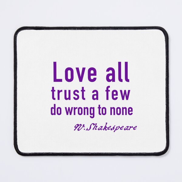 Item preview, Love all, trust a few designed and sold by PurpleCowStudio.