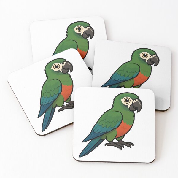 Item preview, Green-cheeked Macaw – Tropical Parrot Ara Maracana designed and sold by Dark Side of The Merch.