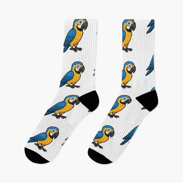 Item preview, Blue-and-yellow Macaw – Tropical Parrot Ara ararauna designed and sold by Dark Side of The Merch.