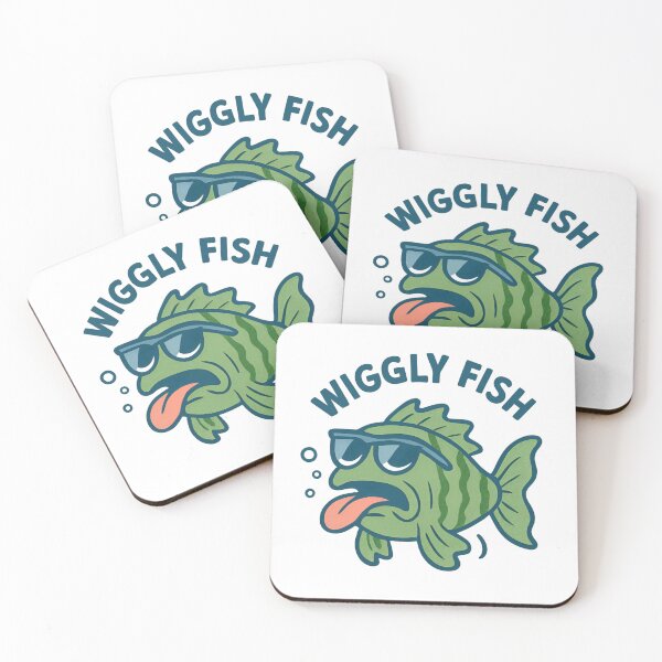 Item preview, Wiggly Fish – Too Cool to Swim designed and sold by ALITOPRINCE.