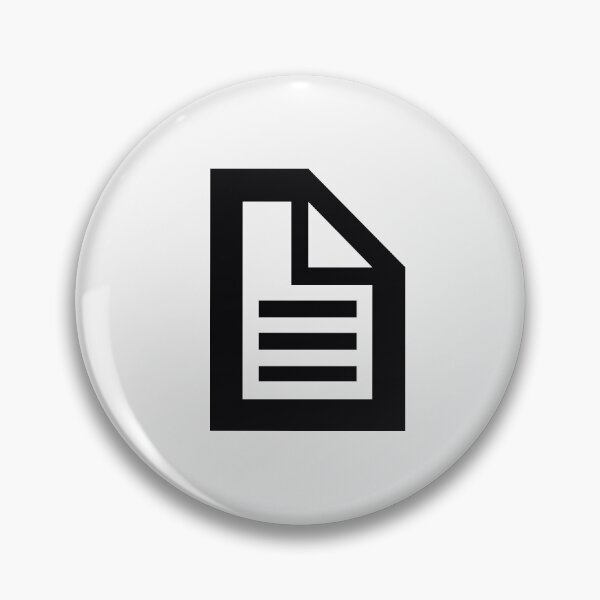 Item preview, Minimalist Page with Text Icon designed and sold by Icon-Icon.